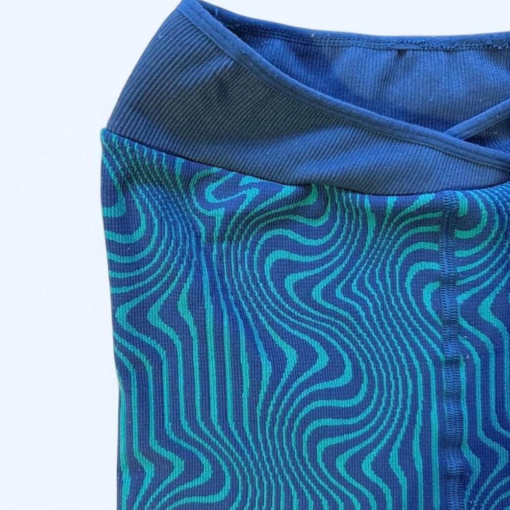 Free people Women's Blue and Navy bike Shorts